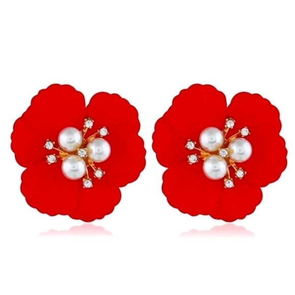 SUPER BEAUTIFUL large stud earrings - Picture 1 of 3